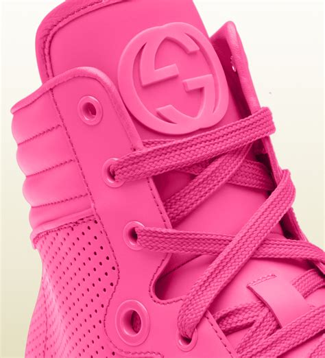 neon pink gucci sneakers for cheap|gucci women's sneakers.